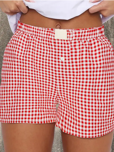 Gingham Boxer Shorts