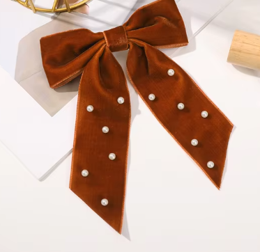 Velvet Bow Clip Collection