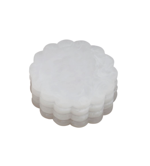 Scalloped Coaster Set