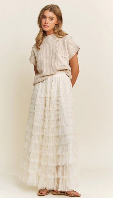 Tulle Mesh Skirt