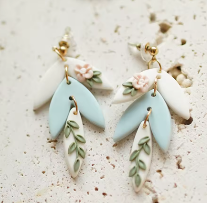 Vintage Floral Earrings