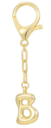 Gold Initial Keychain