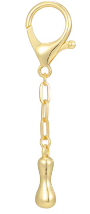 Gold Initial Keychain