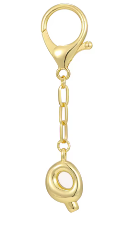 Gold Initial Keychain