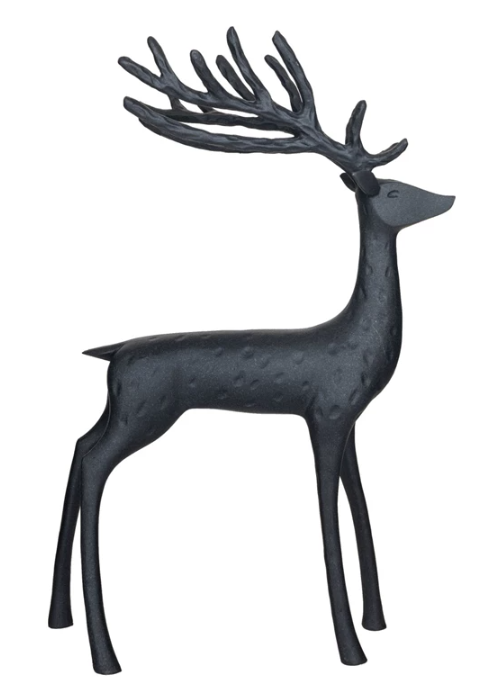 Resin Black Reindeer