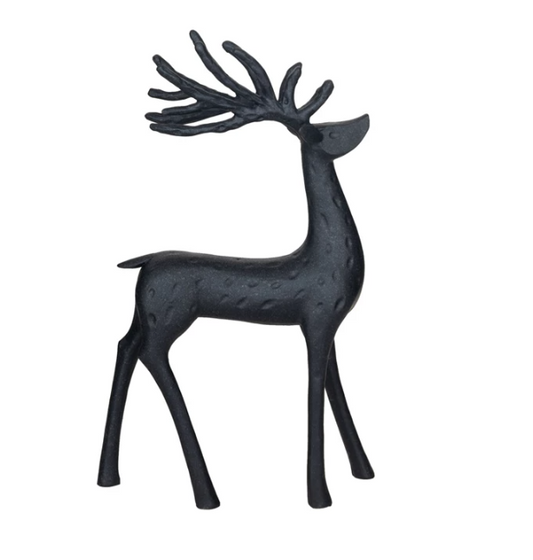 Resin Black Reindeer
