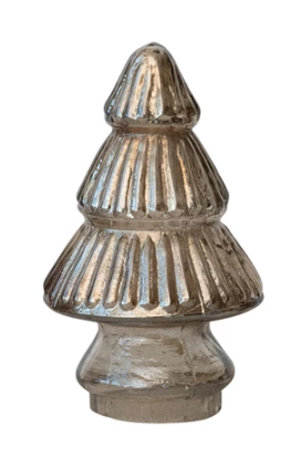 Embossed Glass Tree