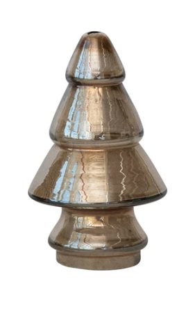 Embossed Glass Tree