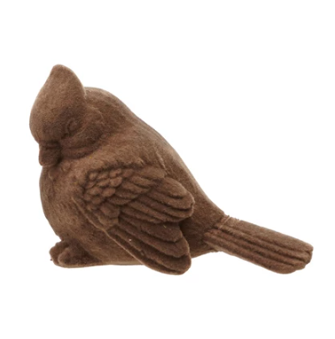 Flocked Resin Cardinal