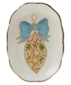 Scalloped Christmas Dish
