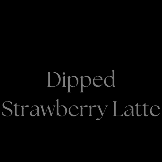 Dipped Strawberry Latte