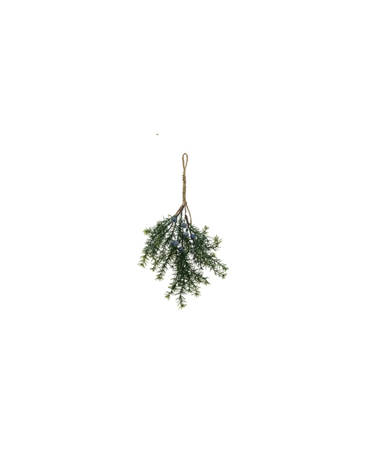 Hanging Faux Evergreen Bunch
