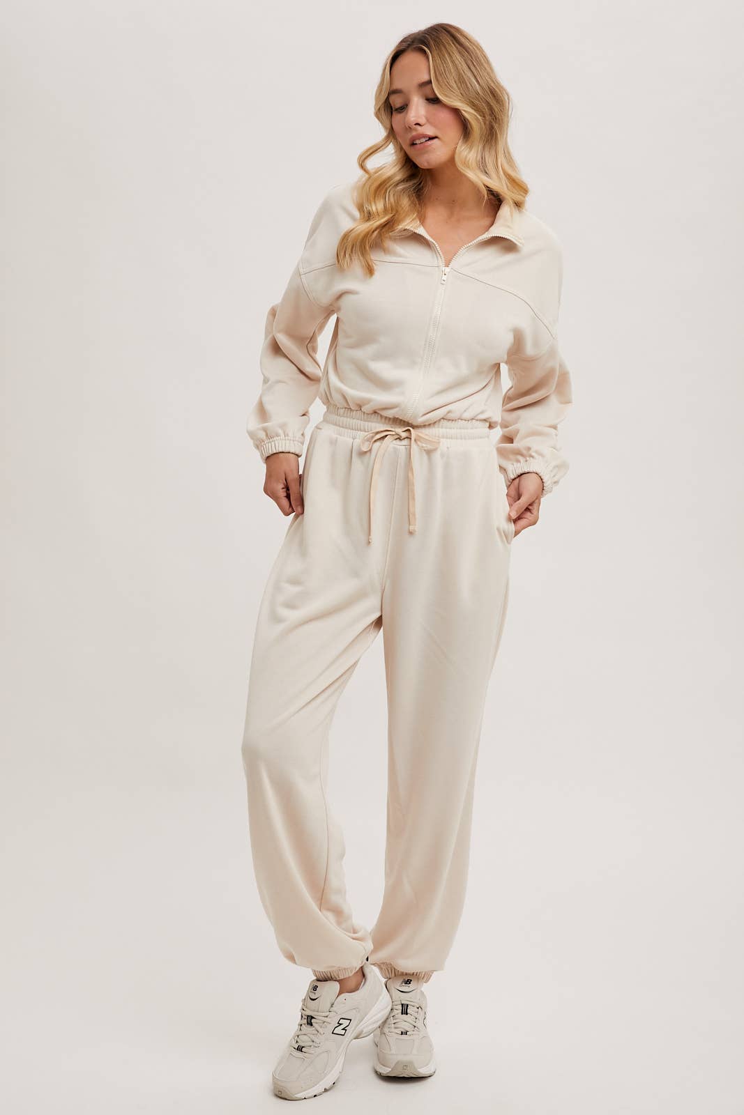 Delaney Half Zip Jumpsuit