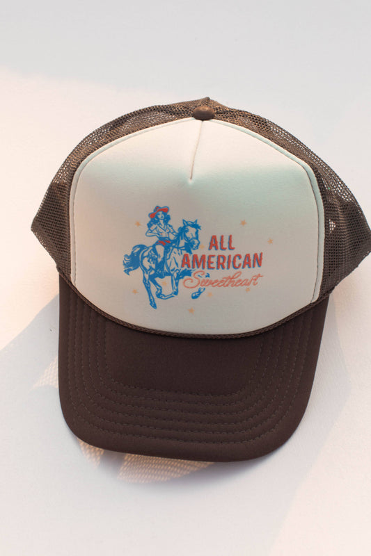 American Sweetheart Trucker Hat