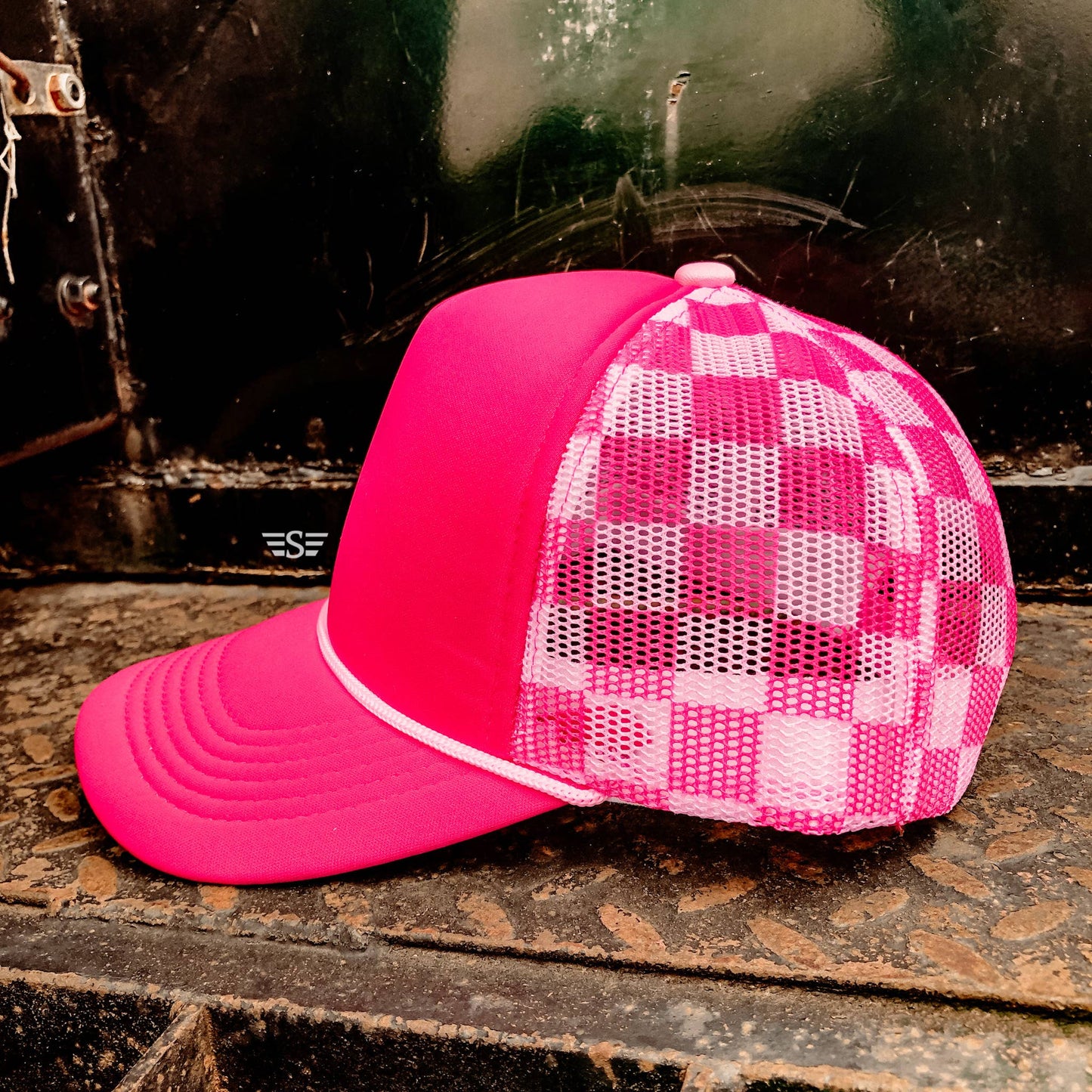 Checkered Trucker Hats