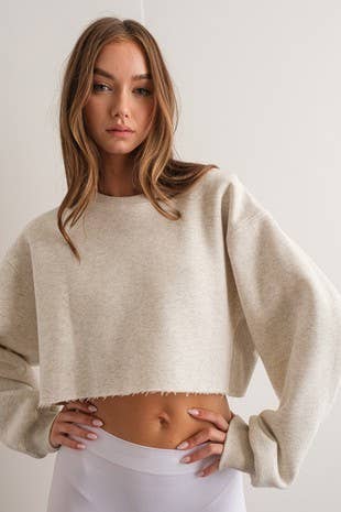 Kylie Crop Sweatshirt