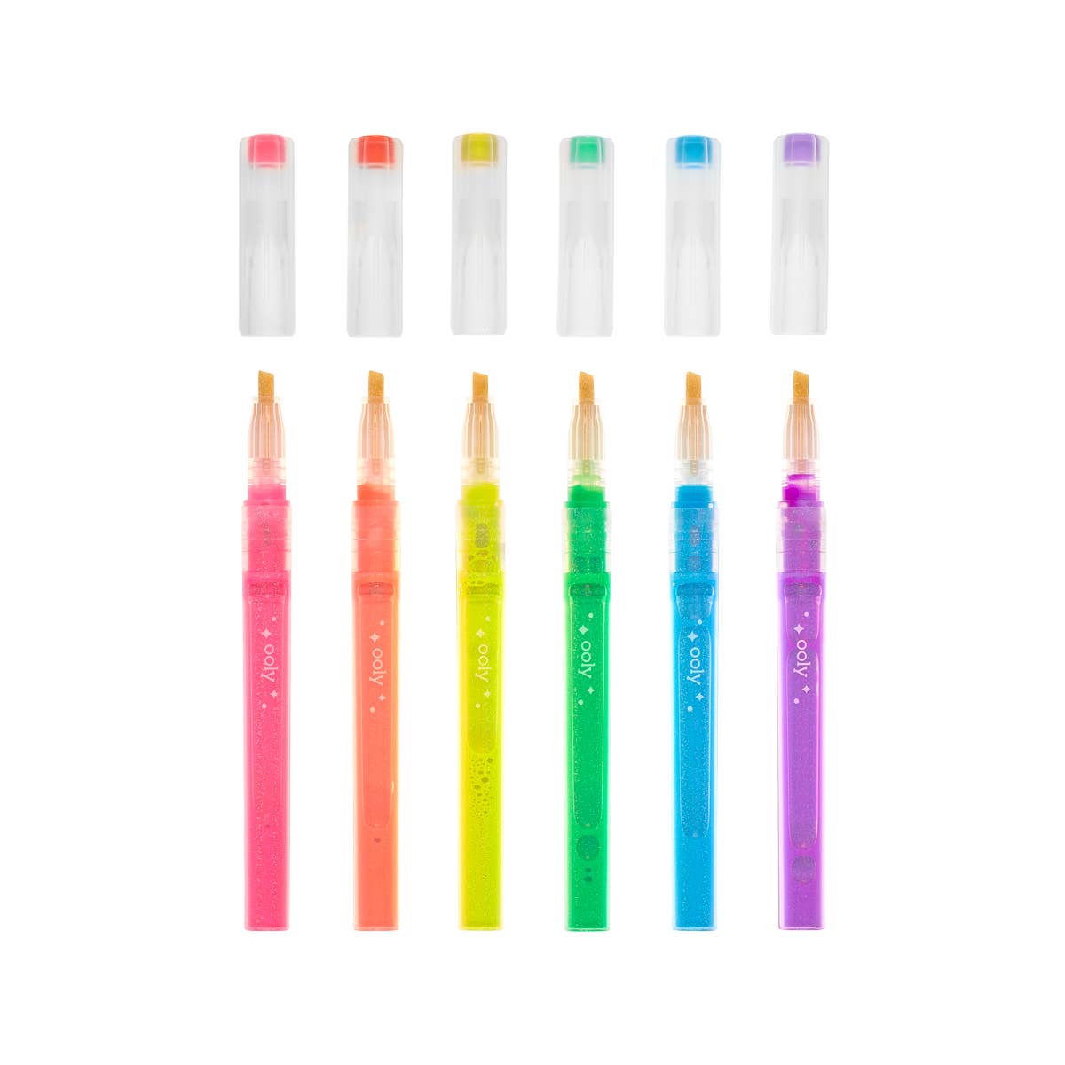 Oh My Glitter! Neon Highlighters - Set of 6