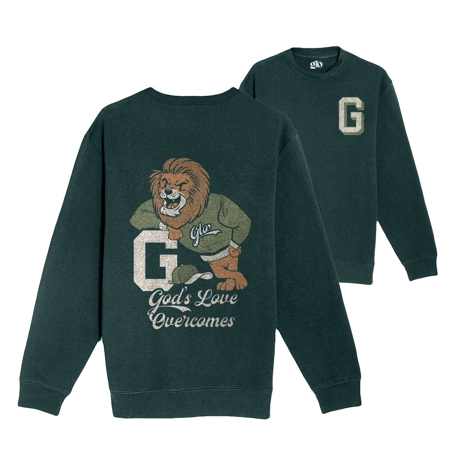 Collegiate Lion Crewneck Sweatshirt