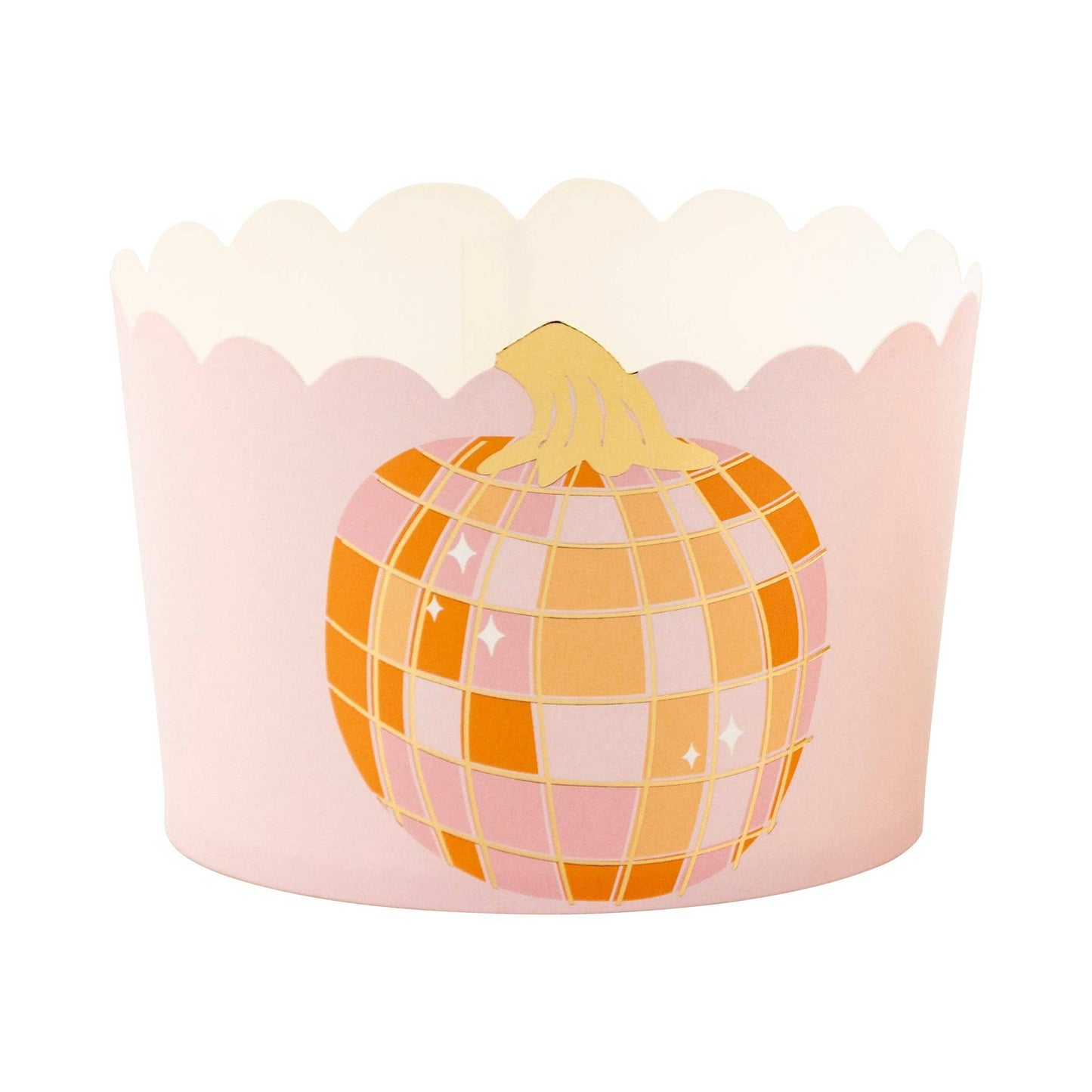 Jumbo Pumpkin Disco Baking Cups