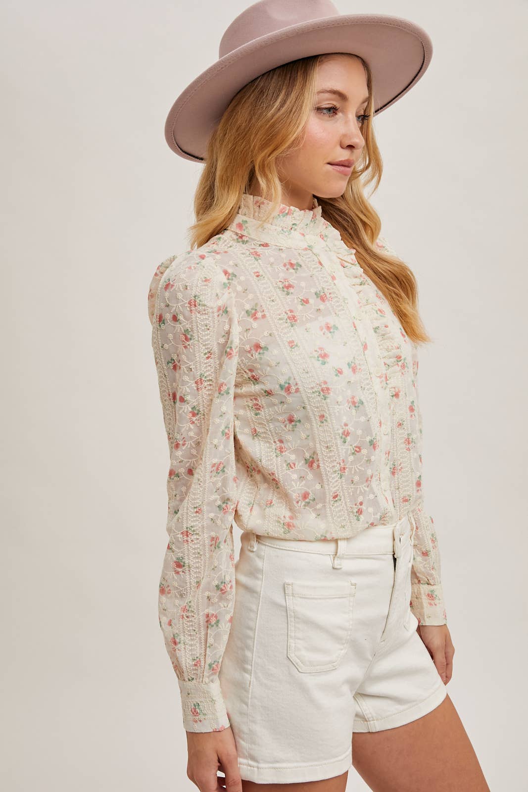 Floral Button Down