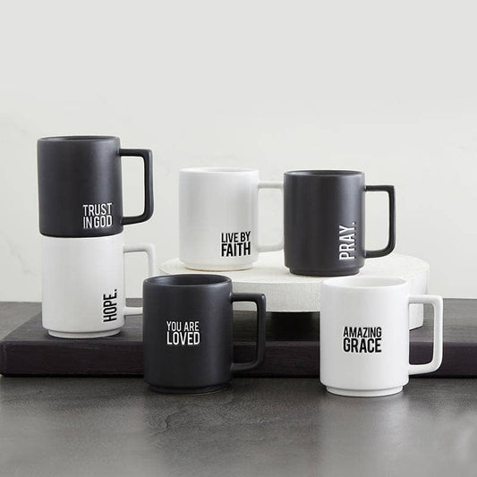 Amazing Grace Matte Café Mug