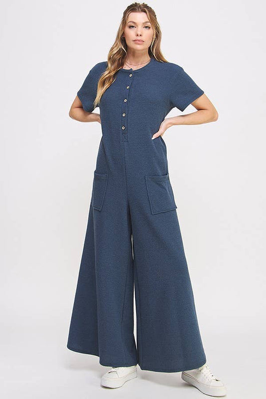 Wide-Leg Jumpsuit