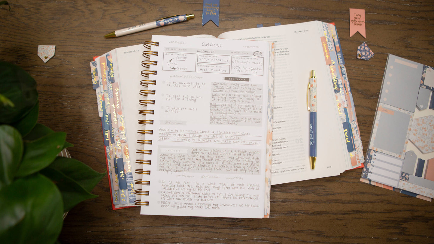 Verse Mapping Bible Study Journal