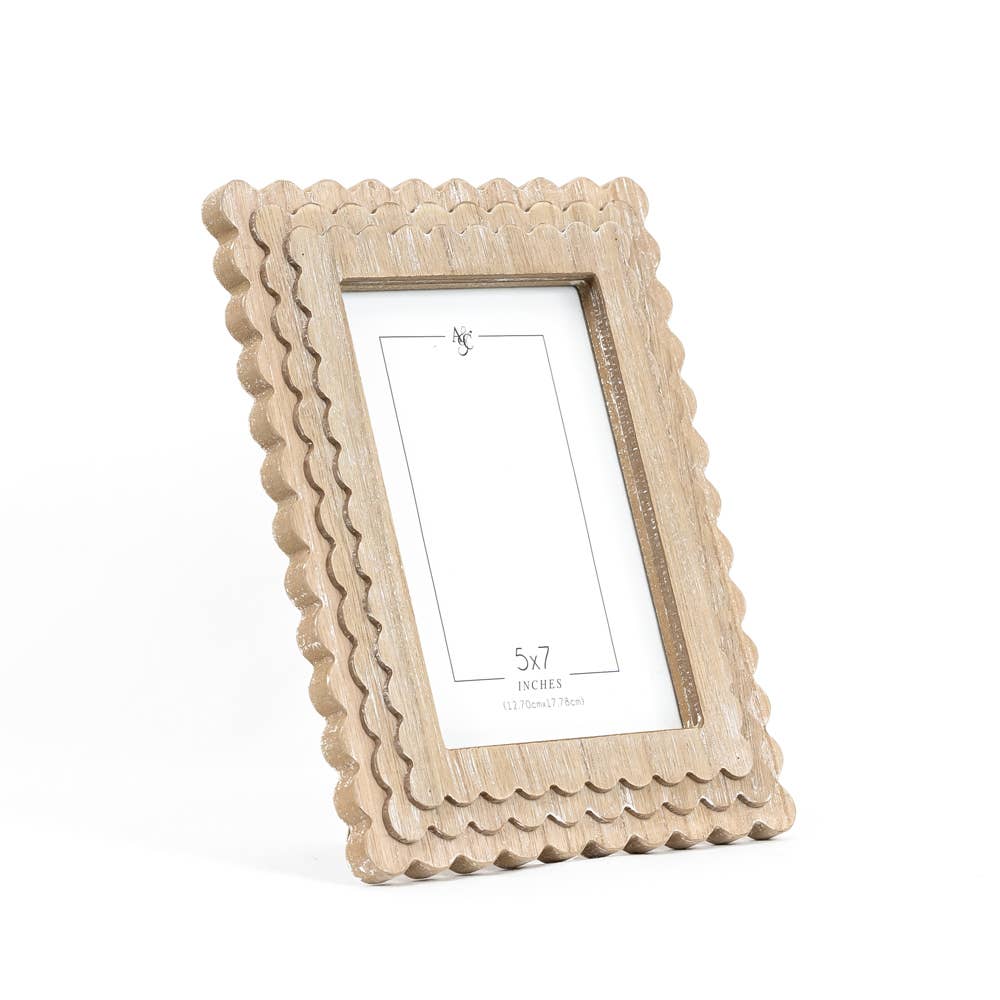 Scalloped Wood Frames