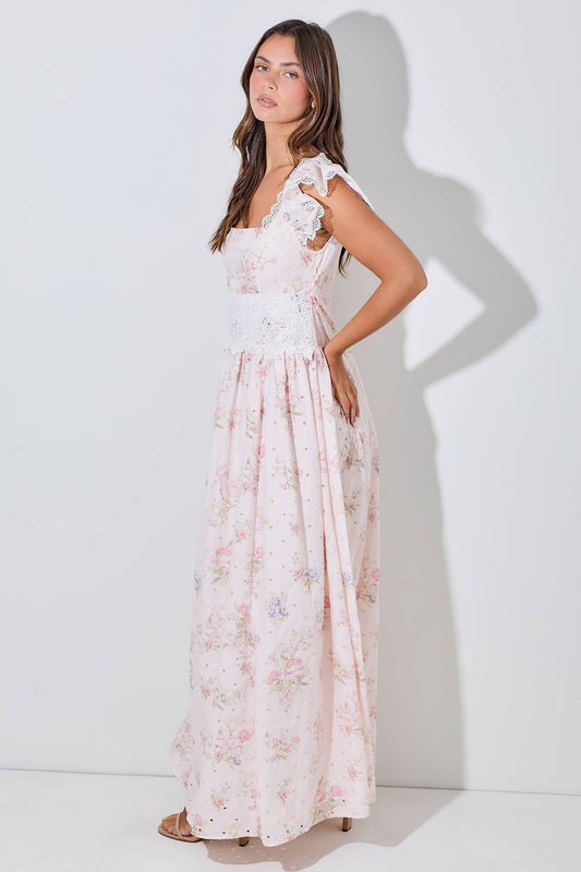 Scallop Maxi Dress