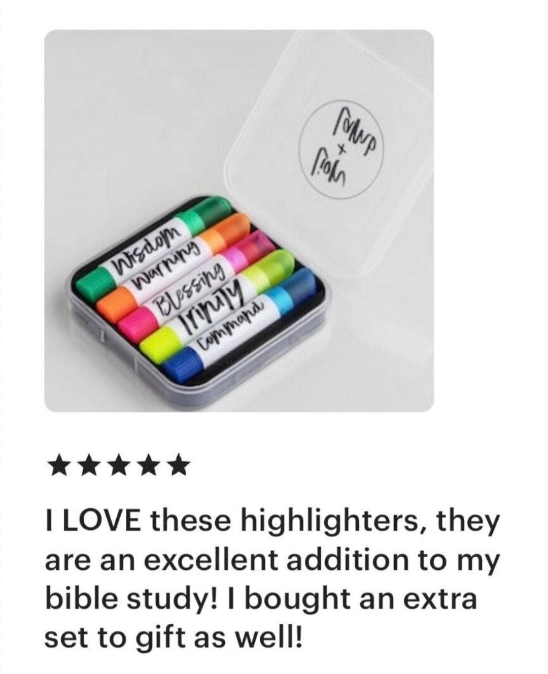 Bible Safe Bible Study Gel Highlighter Set