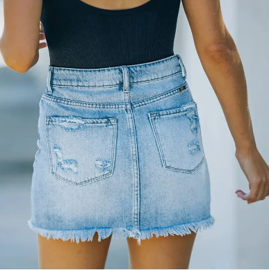 Denim Mini Skirt