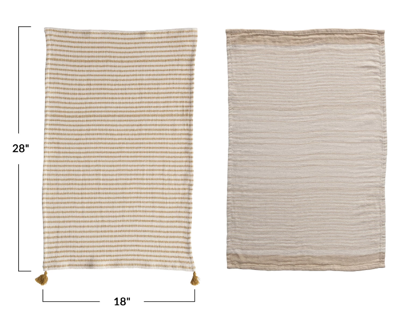 Double Cloth Striped Tea Towels