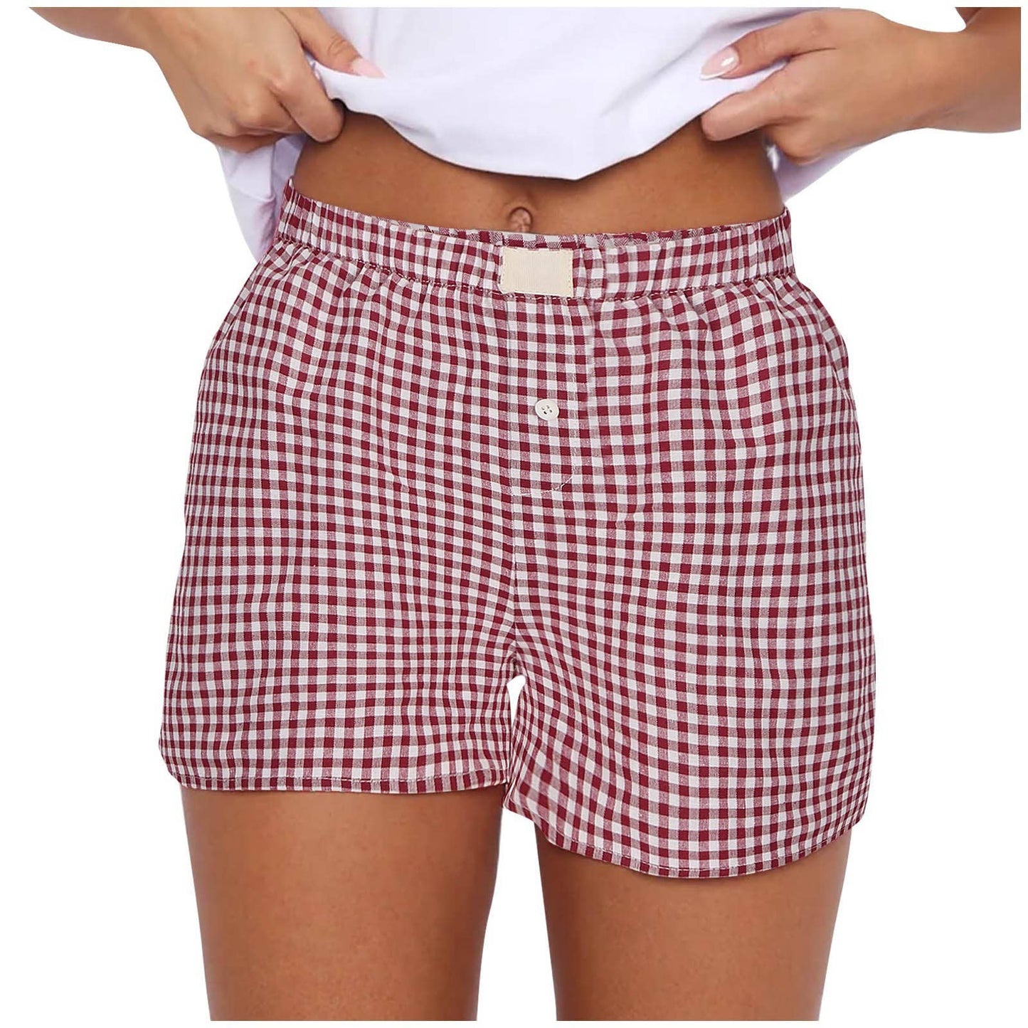 Gingham Boxer Shorts