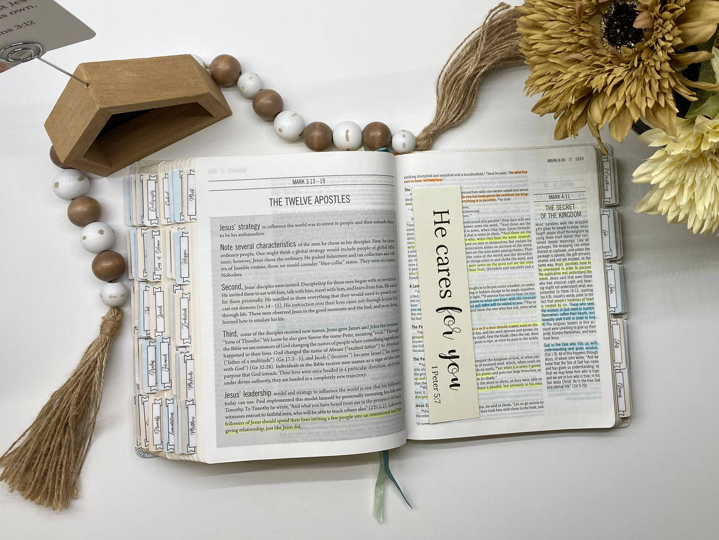 Calming Scripture Bookmark