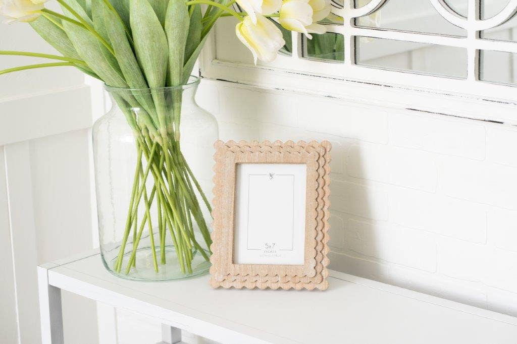 Scalloped Wood Frames