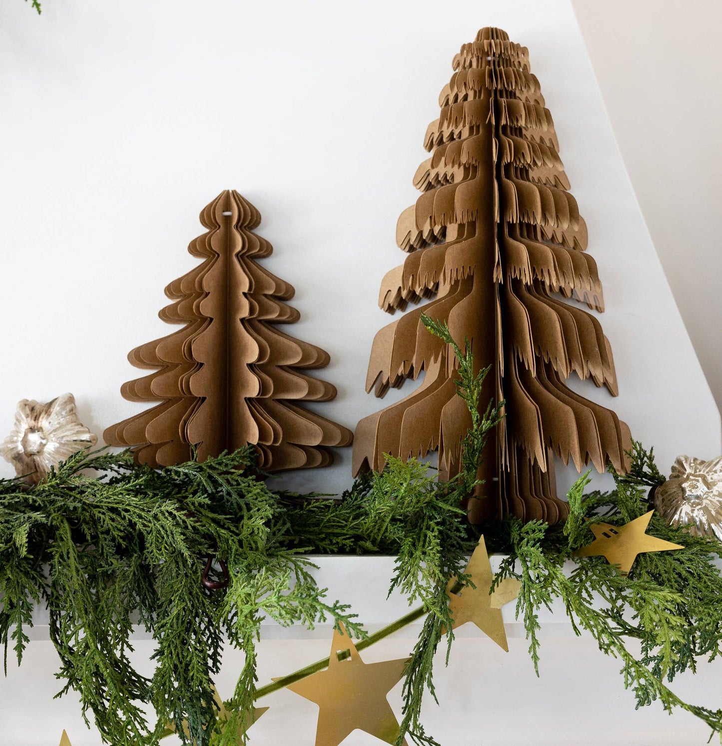 Christmas Memories Kraft Paper Tree Decor