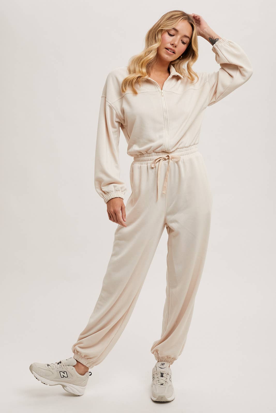 Delaney Half Zip Jumpsuit