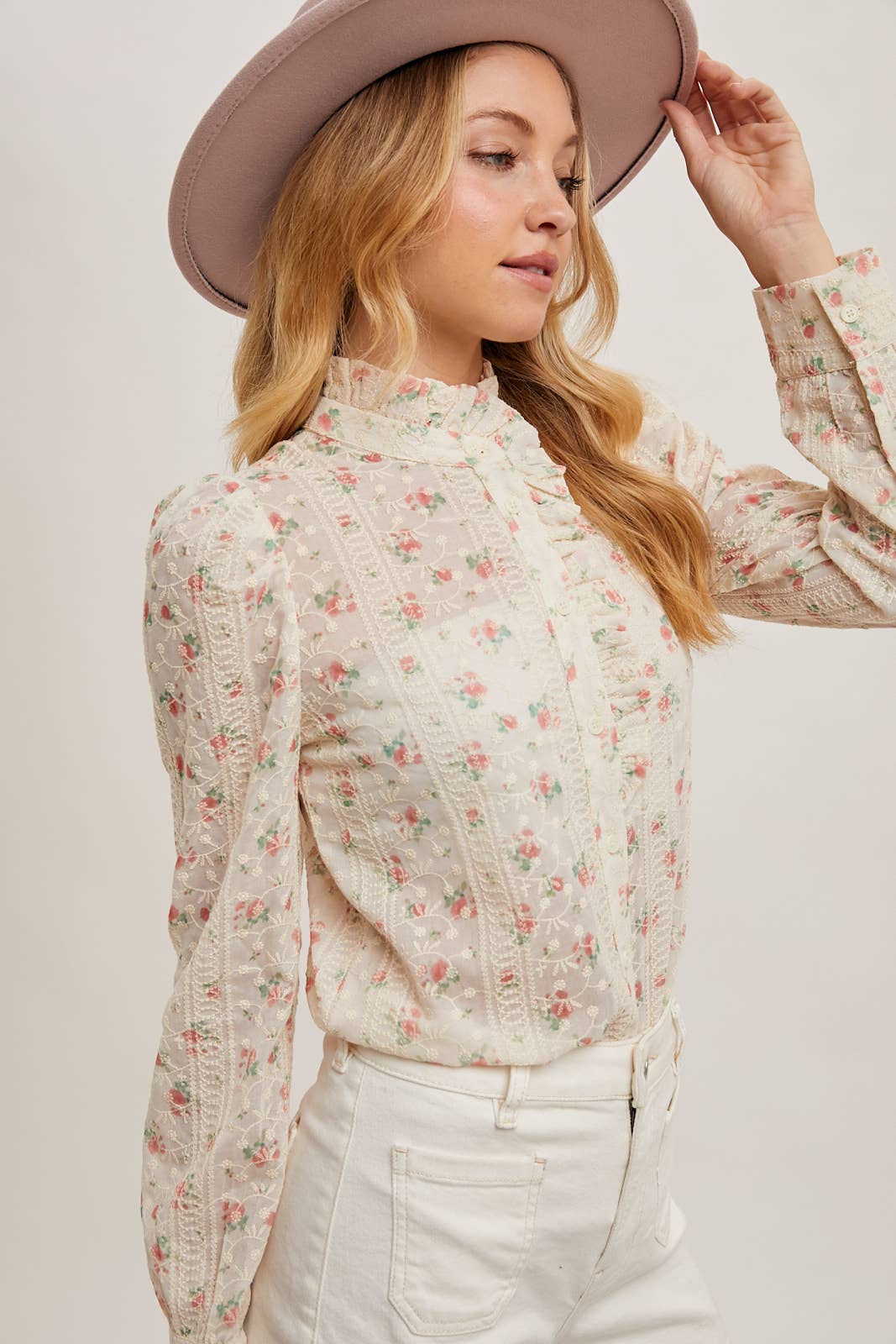 Floral Button Down