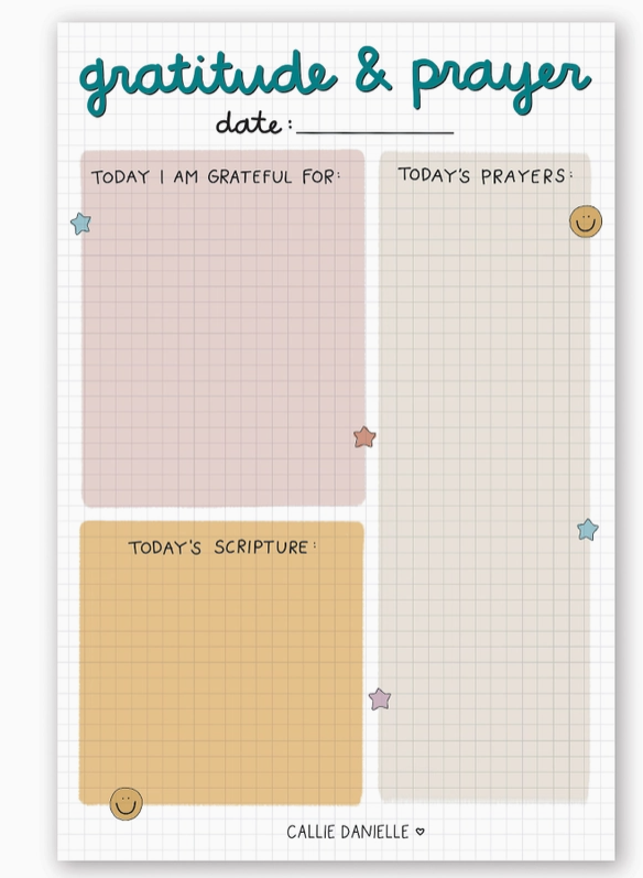 Guided Prayer Notepad