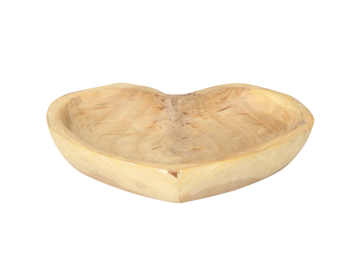 Paulownia Wood Heart Bowl