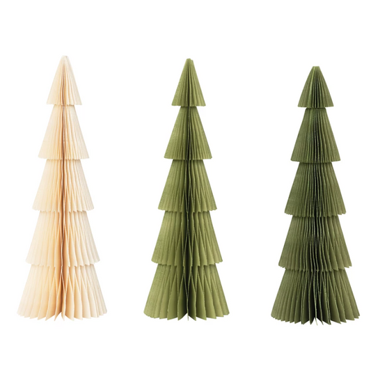 Paper Honeycomb Trees