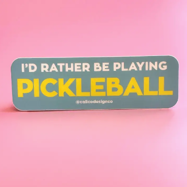 Pickleball Vinyl Stickers