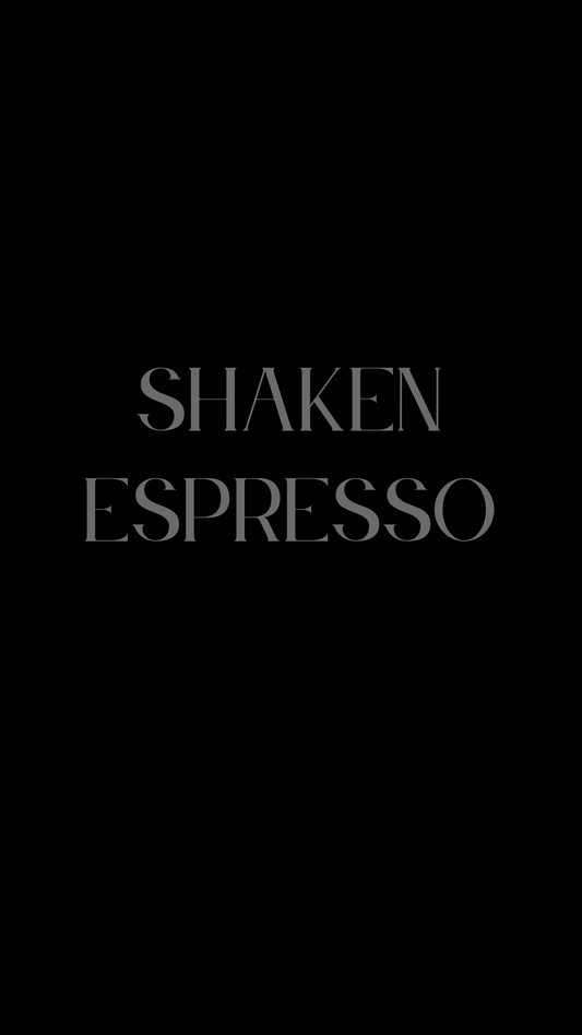 Shaken espresso