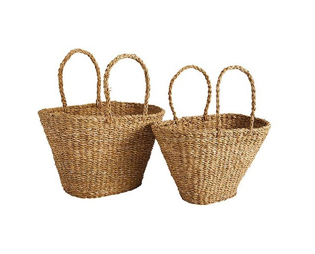 Oval Seagrass Bag Basket