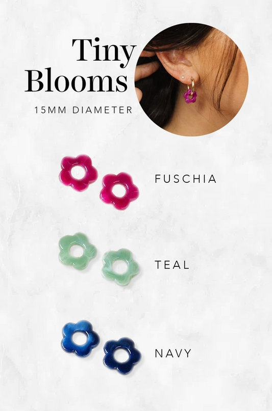 Bloom Hoop Earring Charms