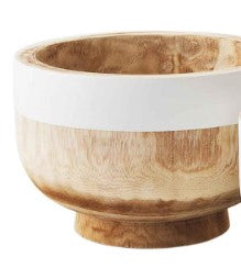 White Two-Tone Bowls