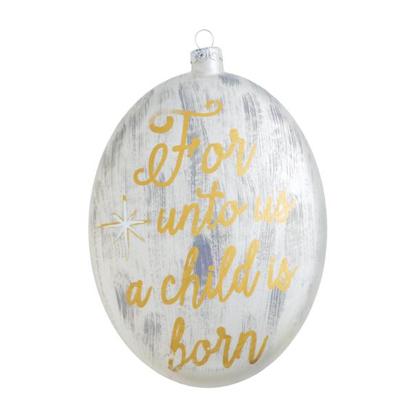 Glass Christmas Ornament