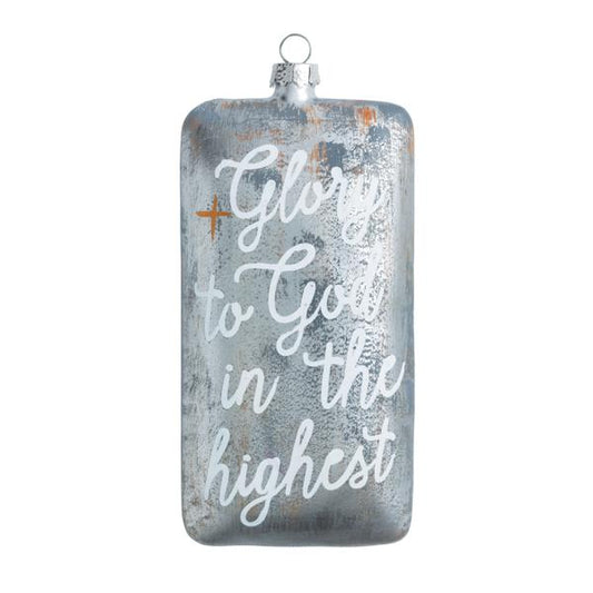 Glass Christmas Ornament