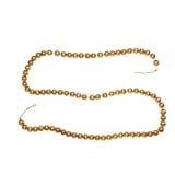 Gold finish, Metal Ball Garland