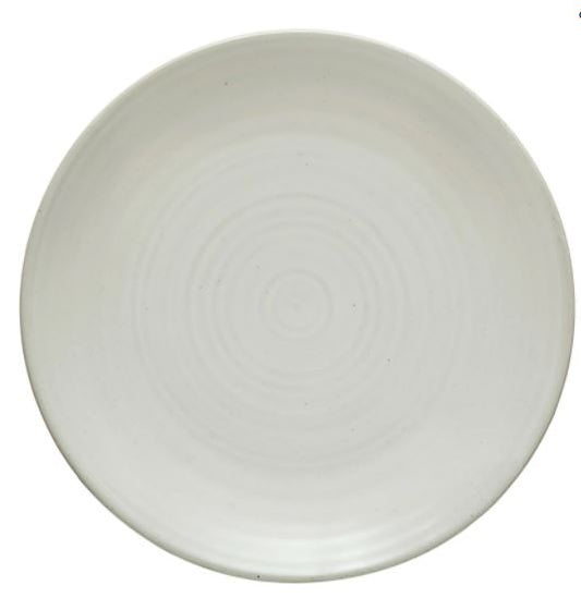 10" Matte White Dinner Plate